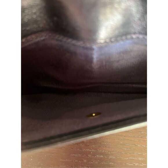 Gucci Bifold Long Card Purse Interlocking Leather Wallet Black GVUC - Picture 6 of 8